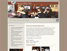 Tablet Screenshot of europeanbarbershop.com